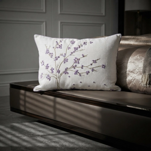 ALMOFADA CEREJEIRA ANGELA MASSONI LILAS 40X60