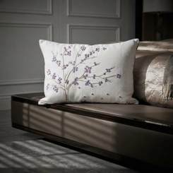 ALMOFADA CEREJEIRA ANGELA MASSONI LILAS 40X60