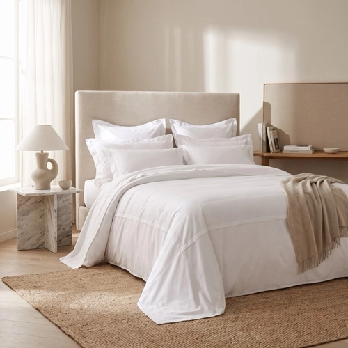 CAPA EDREDOM VERCELLI TRUSSARDI BRANCO/BRANCO KING