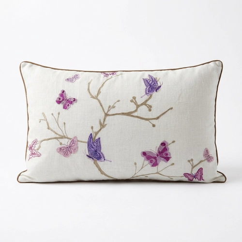 ALMOFADA BORBOLETA ANGELA MASSONI LILAS 40X60