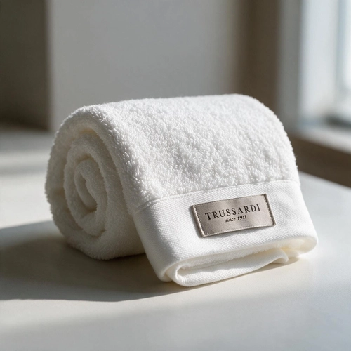 TOALHA ATENA TRUSSARDI BRANCO ROSTO