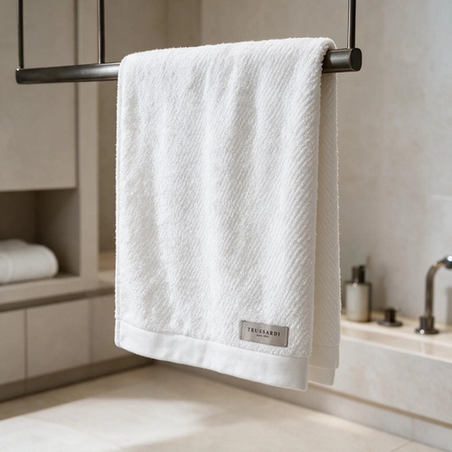 TOALHA ATENA TRUSSARDI BRANCO BANHAO