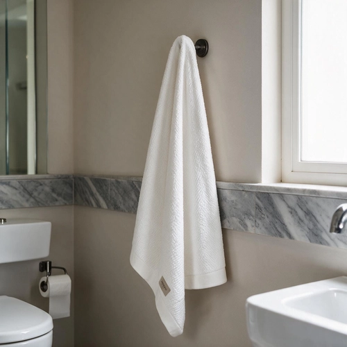 TOALHA ATENA TRUSSARDI BRANCO BANHAO