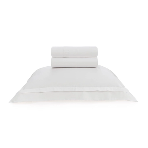 JOGO DE CAMA VERCELLI TRUSSARDI BRANCO SOLTEIRO
