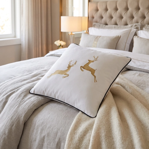 ALMOFADA RENNA TRUSSARDI BRANCO 45X45 BRANCO