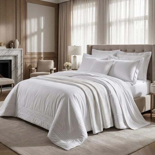 JOGO DE CAMA SILKEN BAMBOO SULTAN 400 FIOS BRANCO CASAL