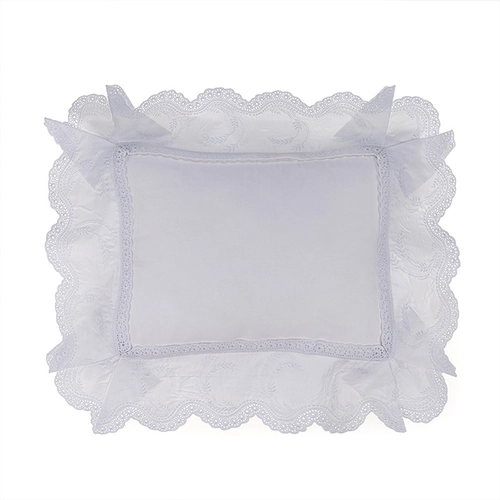 ALMOFADA ROMANZA 300 FIOS TRUSSARDI BRANCO/BRANCO 30X40