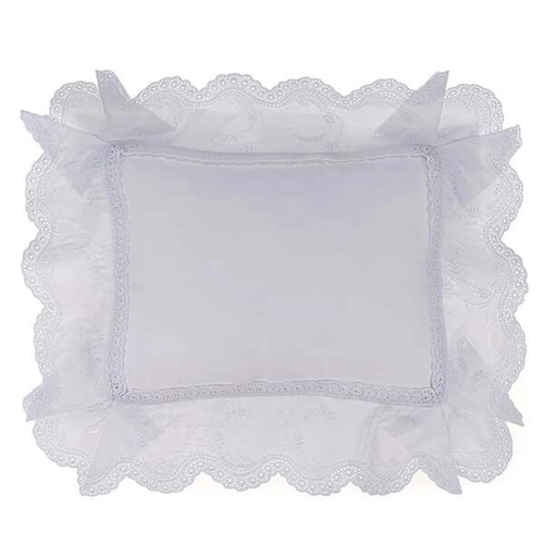 ALMOFADA ROMANZA 300 FIOS TRUSSARDI BRANCO/BRANCO 30X40 BRANCO/BRANCO