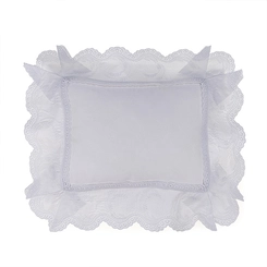ALMOFADA ROMANZA 300 FIOS TRUSSARDI BRANCO/BRANCO 30X40 BRANCO/BRANCO