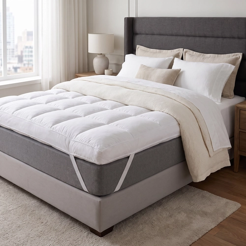 PILLOW TOP FIBRA SILICONIZADA PLUMASUL BRANCO - BRANCO