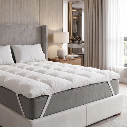 PILLOW TOP FIBRA SILICONIZADA PLUMASUL BRANCO -