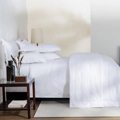 JOGO DE CAMA MILAZZO 1000 FIOS TRUSSARDI BRANCO/BRANCO -