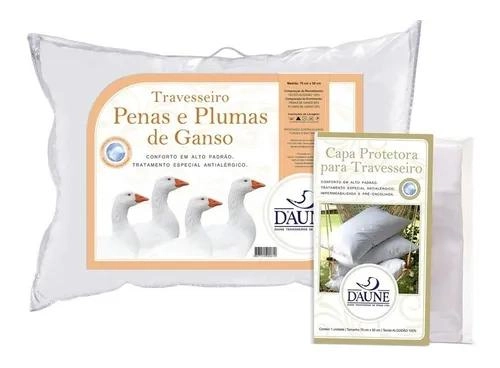 TRAVESSEIRO DECOPA 20%PLUMA 80%PENA DAUNE 50X90 -