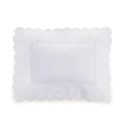 ALMOFADA FARFALLA BORDADO 200 FIOS TRUSSARDI/3 BRANCO/BRANCO - BRANCO/BRANCO