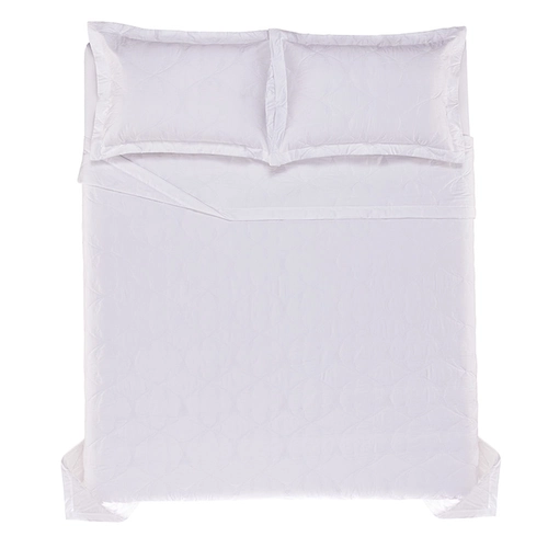 EDREDOM ROMANZA/1A QUAL COMP 100 ALGODAO COR 00001 BRANCO/BRANCO -