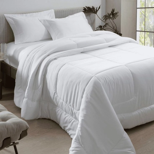 EDREDOM ROMANZA BORDADO 300 FIOS TRUSSARDI/KIN BRANCO/BRANCO - BRANCO/BRANCO