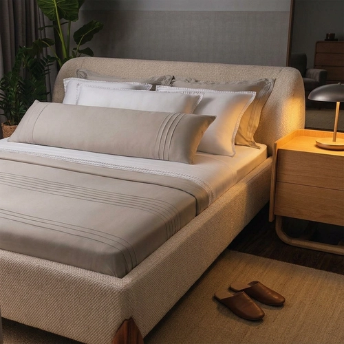 JOGO CAMA SINGULAR BAMBU HAUS ALTENBURG BRANCO -