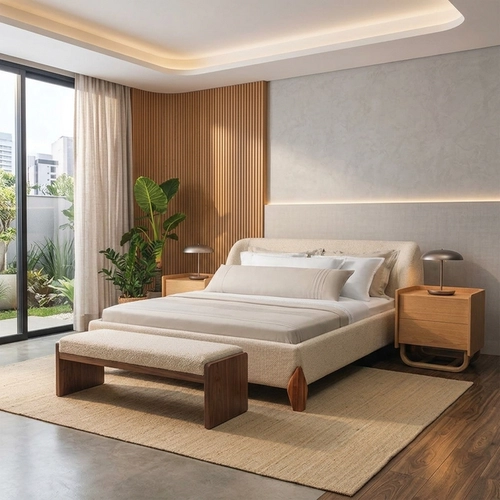 JOGO CAMA SINGULAR BAMBU HAUS ALTENBURG BRANCO -