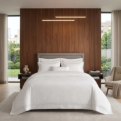 JOGO DE CAMA PORTELLO 300 FIOS TRUSSARDI/CA BRANCO/BRANCO CASAL BRANCO/BRANCO
