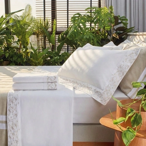 JOGO CAMA FABULA BRANCO QUEEN
