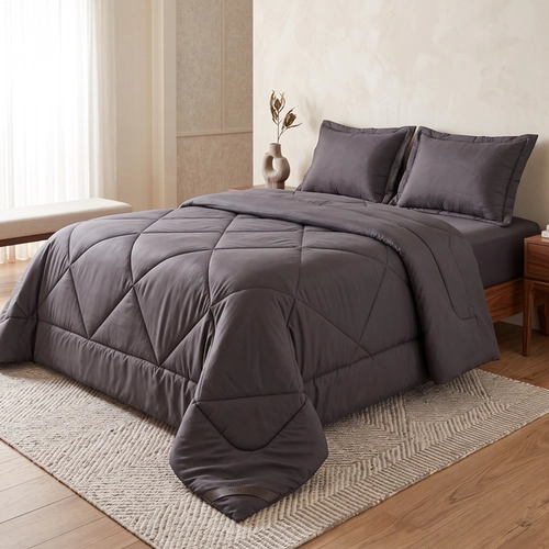 EDREDOM GRASSO TRUSSARDI GRAFITE CASAL GRAFITE