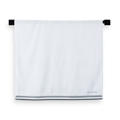 TOALHA BANHO MONTELLO/8 BRANCO/CINZA BANHO BRANCO/CINZA