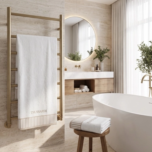 TOALHA BANHO MONTELLO/86 BRANCO/BEGE BANHO