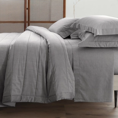 JOGO DE CAMA CHAMBRET KACYUMARA SILVER SILVER KING