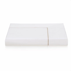 CAPA EDREDOM PORTELLO TRUSSARDI BRANCO/LEGNO KING BRANCO/LEGNO